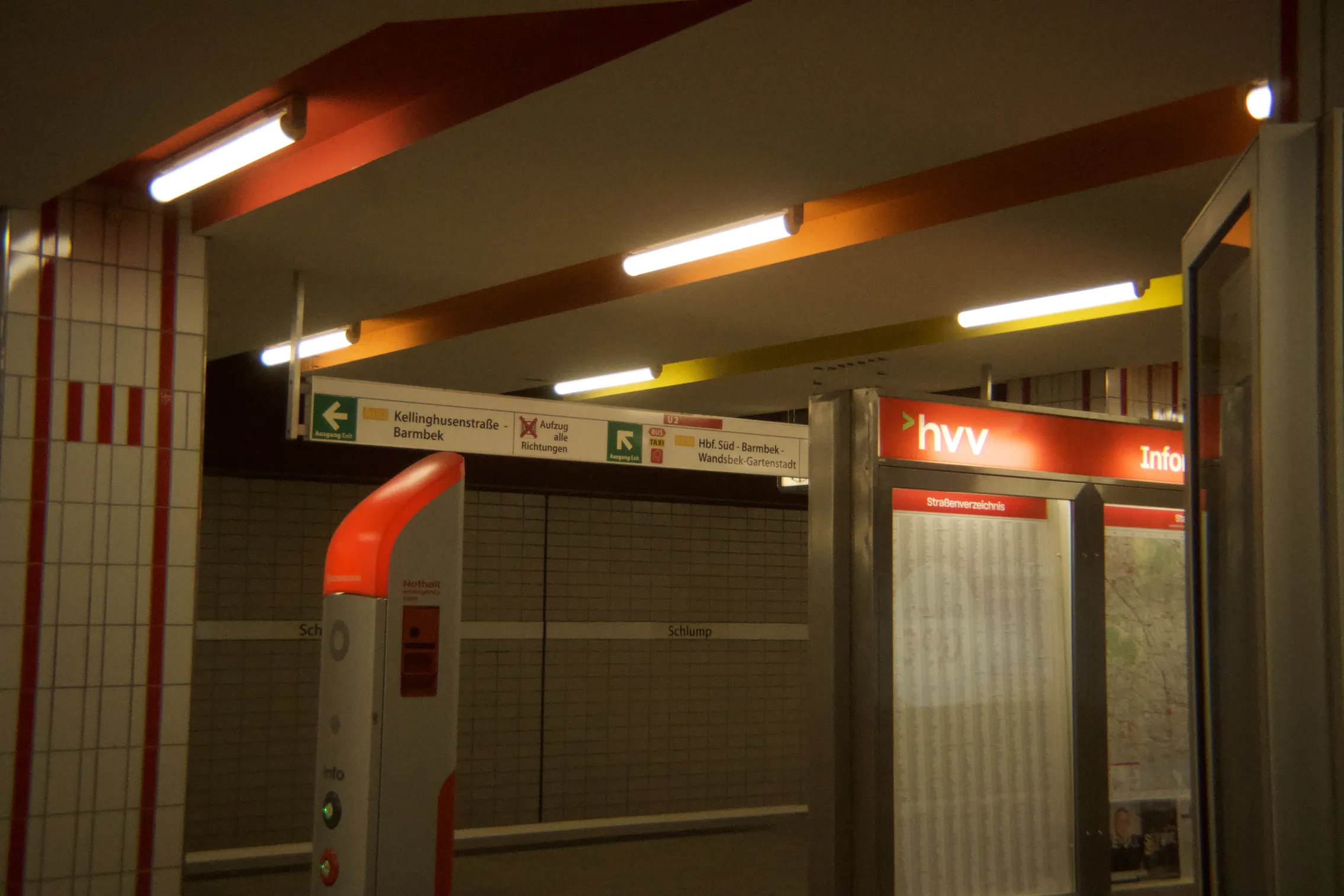 a liminal looking train station, schlump. (schlump is fun to say)